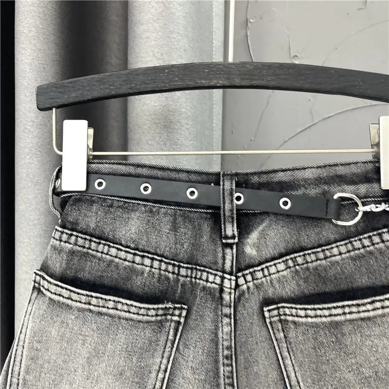 female fashion casual summer cool women denim booty Shorts high waists fur-lined leg-openings sexy short Jeans in gray