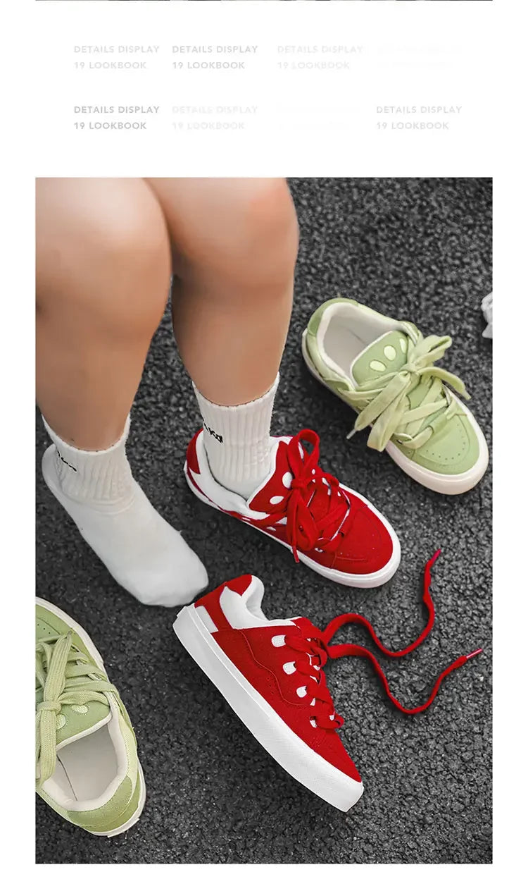 2025 trend men's casual shoes small white shoes board shoes Daddy shoes size