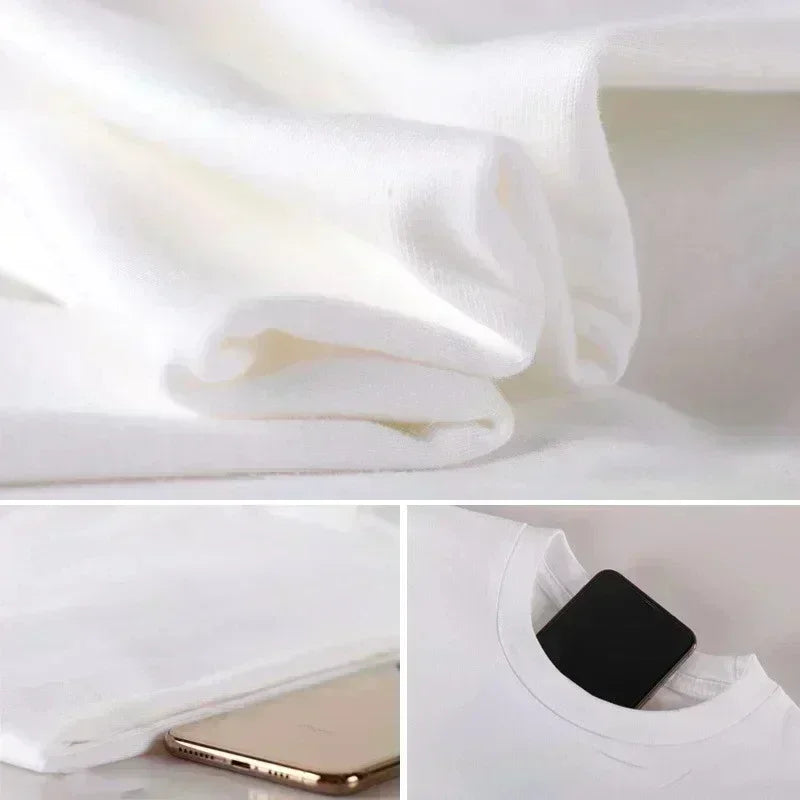 2025 Summer T-shirts Men Fashion Cotton Printed Short Sleeve T Shirt Women Casual Harajuku Hip Hop Streetwear Tee Tops