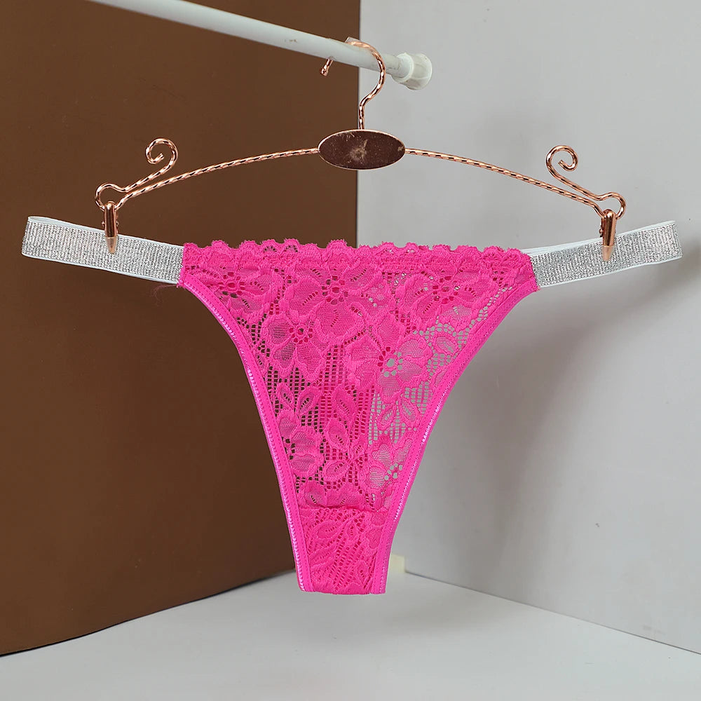 Sexy Female Llingerie  Floral Hollow out Lace Panty for Women Low-Waist Sexy Briefs Intimate Female Underpants Perspective Desig