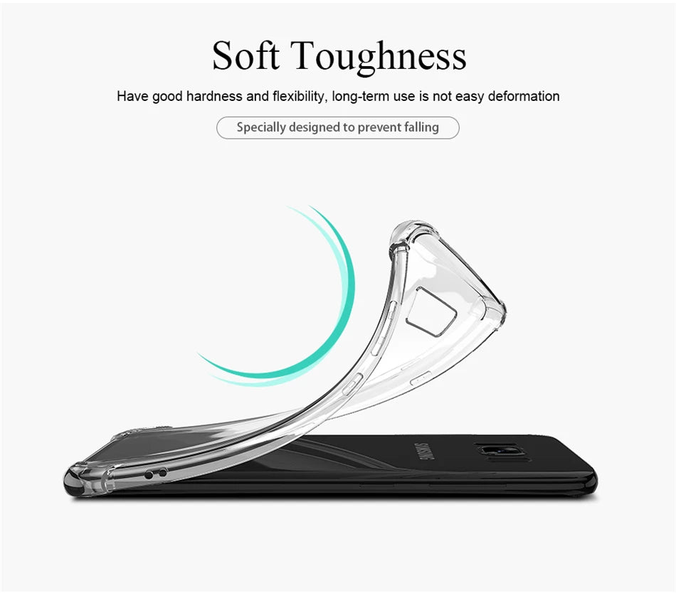 Thick Shockproof Case For Samsung Galaxy S22 S21 S20 S23 Ultra S10 S8 S9 Plus Phone Case For Samsung Note 10 9 8 Silicone Cover