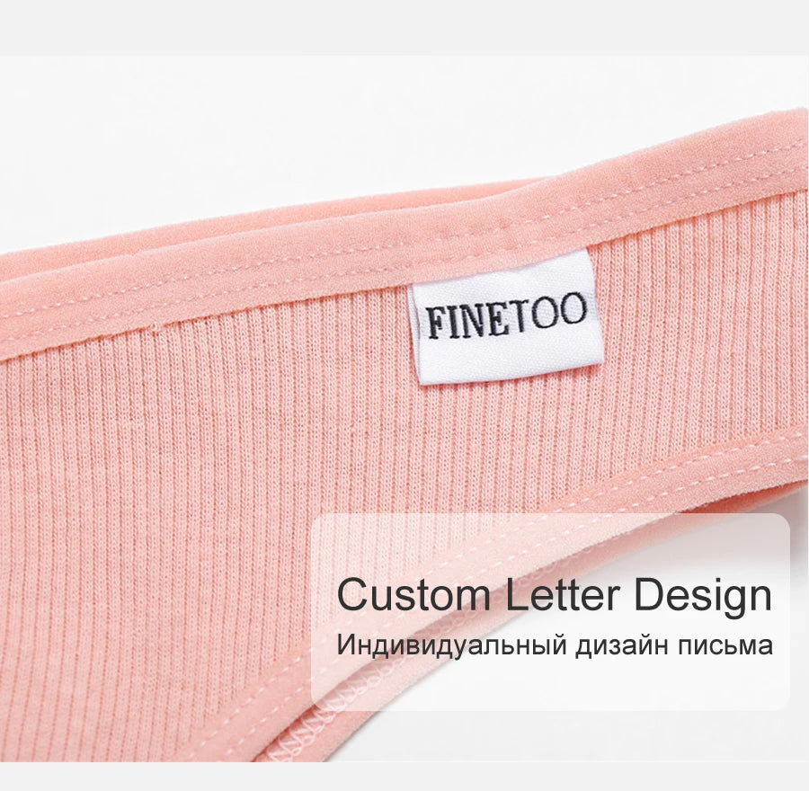 5Pcs/Set Women Cotton Brazilian Panties V Waist Female Underwear Comfortable Underwear Low Rise T-Back Bikini Girls Lingerie New