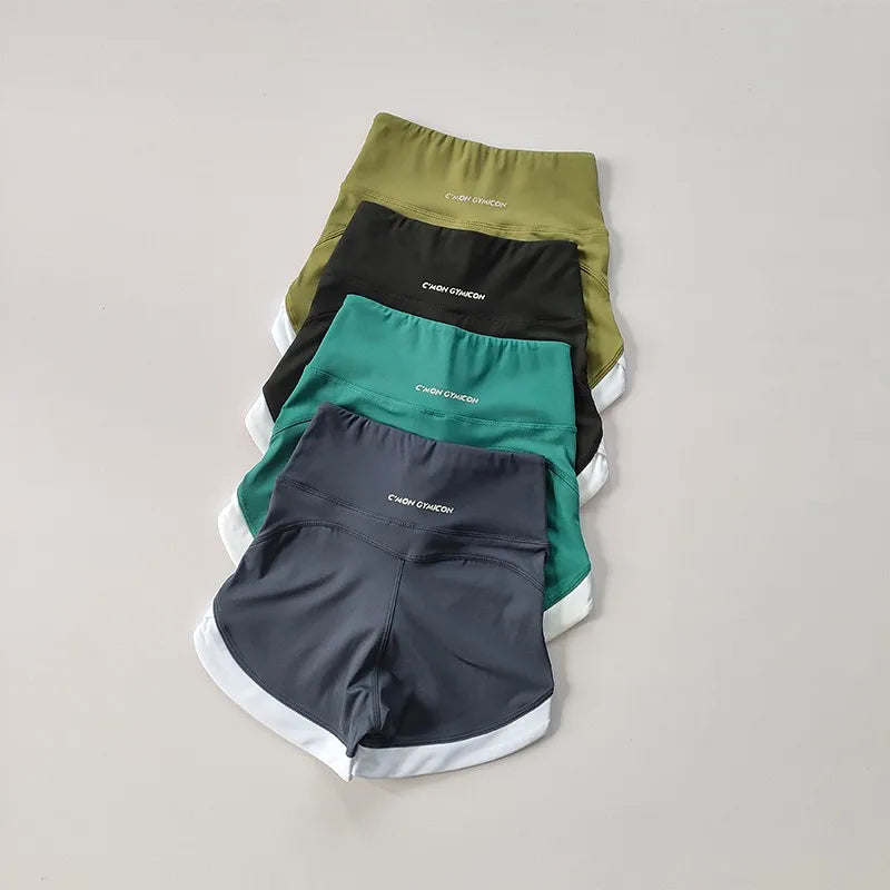 2023 Women's Yoga Shorts High Waist Sport Shorts Fitness Push-Up Tights Booty Gym Shorts Cycling Shorts Running Shorts Female