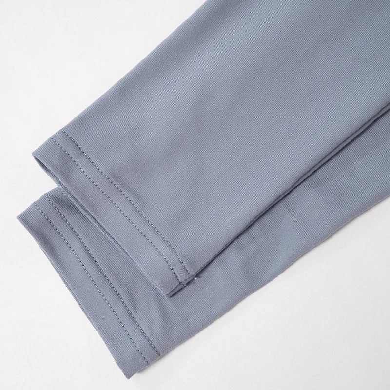 Autumn 2025 New Full Sleeves Hollow School Bags Buckle False Two Pieces Skinny Bodysuit Women Stylish Casual Versatile