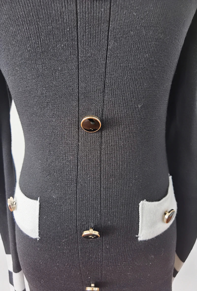 Hot Girl Off Shoulder Long-sleeved Knitted Dress Women's Autumn Fake Two-piece Shirts Spliced Sexy Wrapped Hip Short Dress