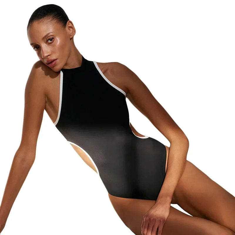 Sexy Slim Fit Sleeveless Hollow out Beachwear Two-Way Wearable One-Piece Summer New Arrival Women's Romper Shorts AE Stock