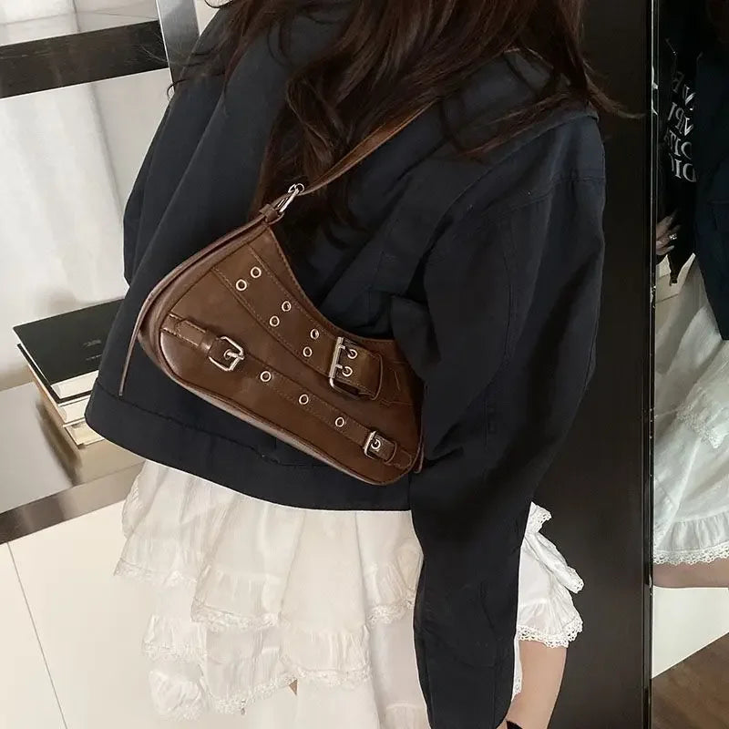 Retro Women's Autumn Winter New Small Batch Design Crossbody Bag Versatile Fashion Sensation Single Shoulder Underarm Bag