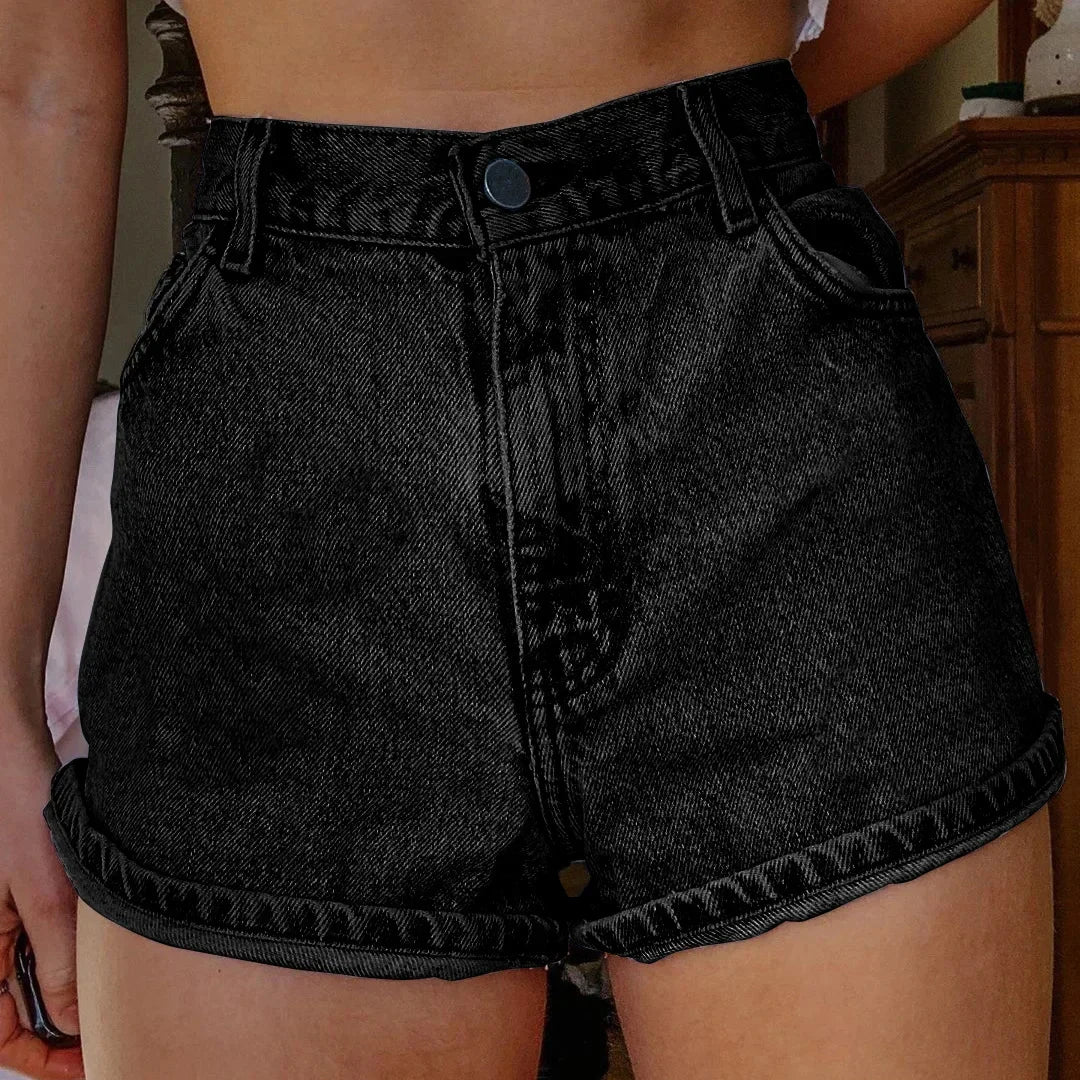 Casual Denim Shorts Women's Summer Versatile Mom Jeans Cross-Border Trade Quality Fashionable Chinese Mainland Product