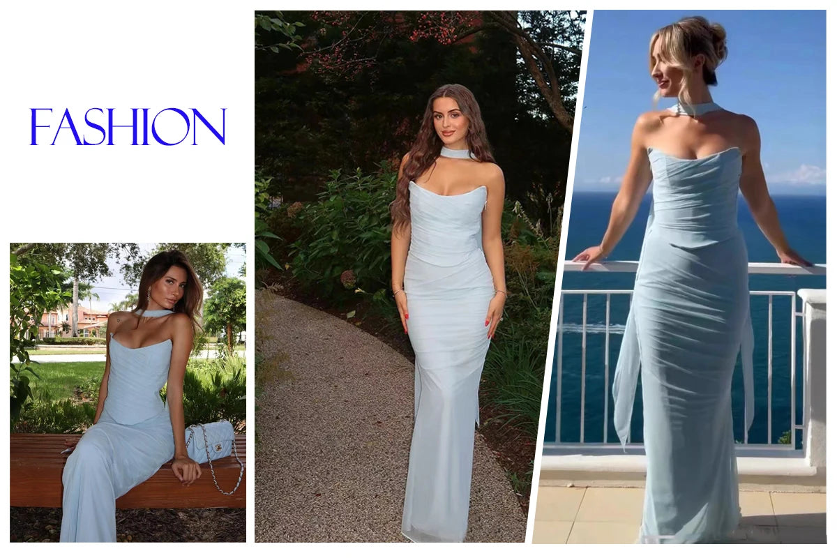 Mingmingxi Summer Elegant Dresses for Women 2024 New Arrivals White Long Party Dresses Hollow Out Flare Female Clothing