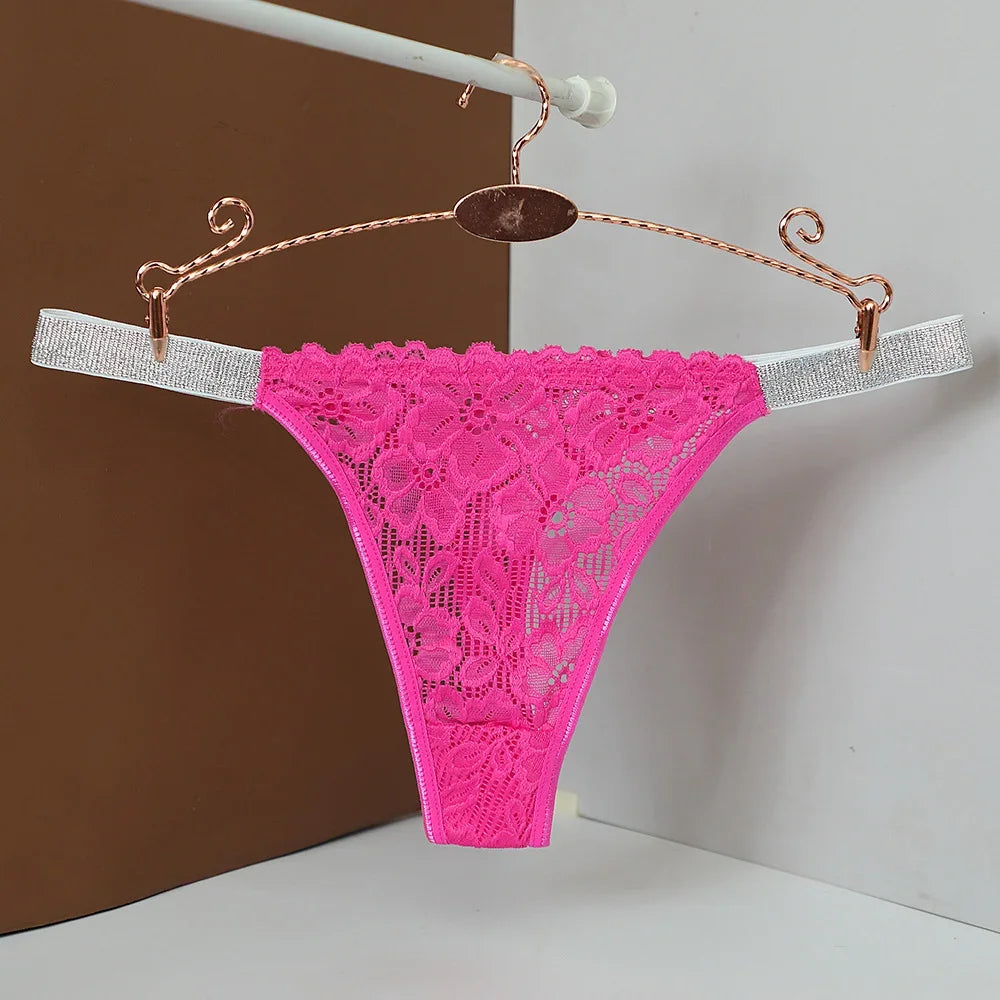 Customized Letter Sexy Lace Thong Panties for Women Custom G-String Name Jewelry Underwear Sexy Lady Bikini Hot Wife Gift