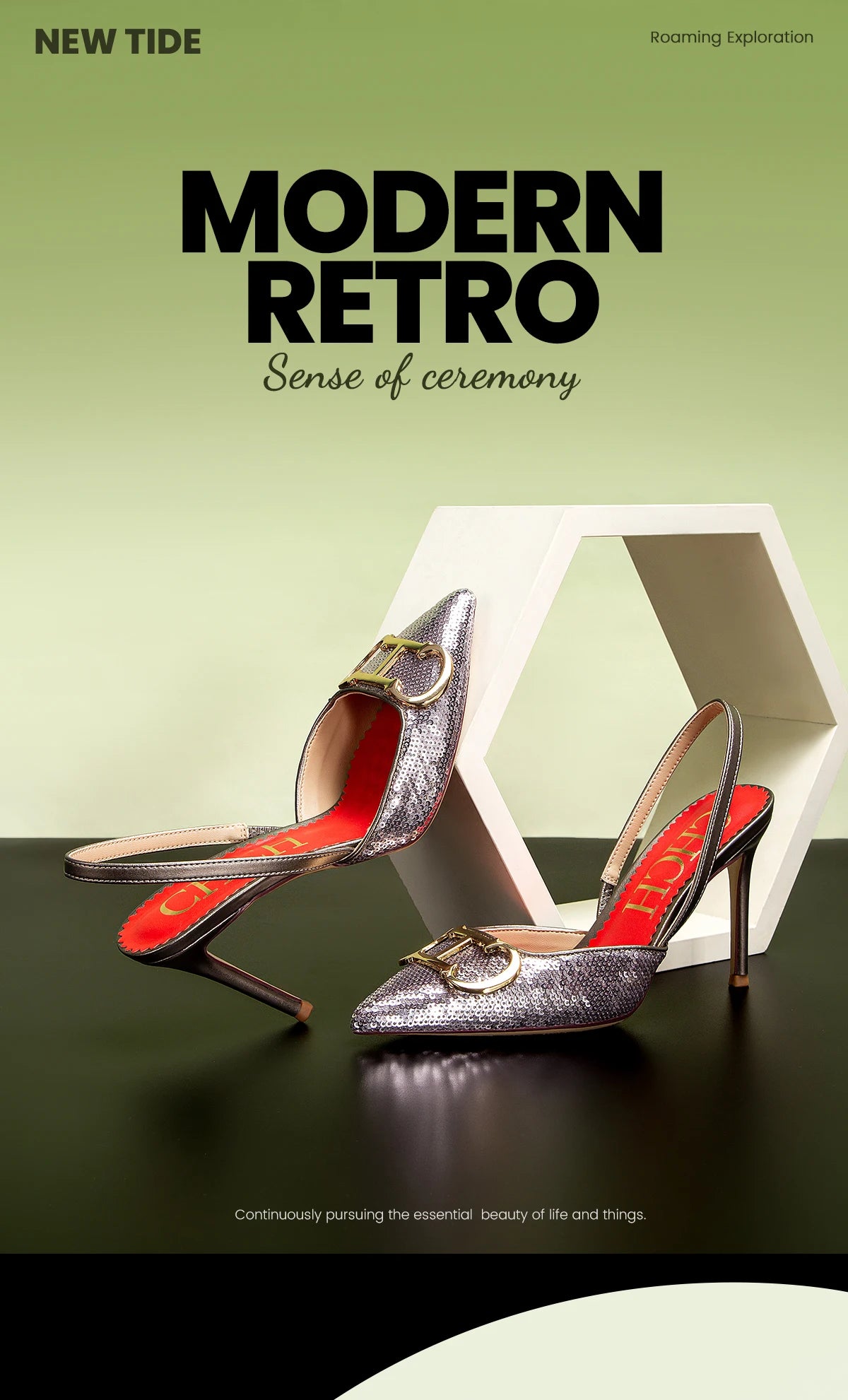 2025 spring and summer new high heels luxury brand ladies shoes sexy girls party sandals