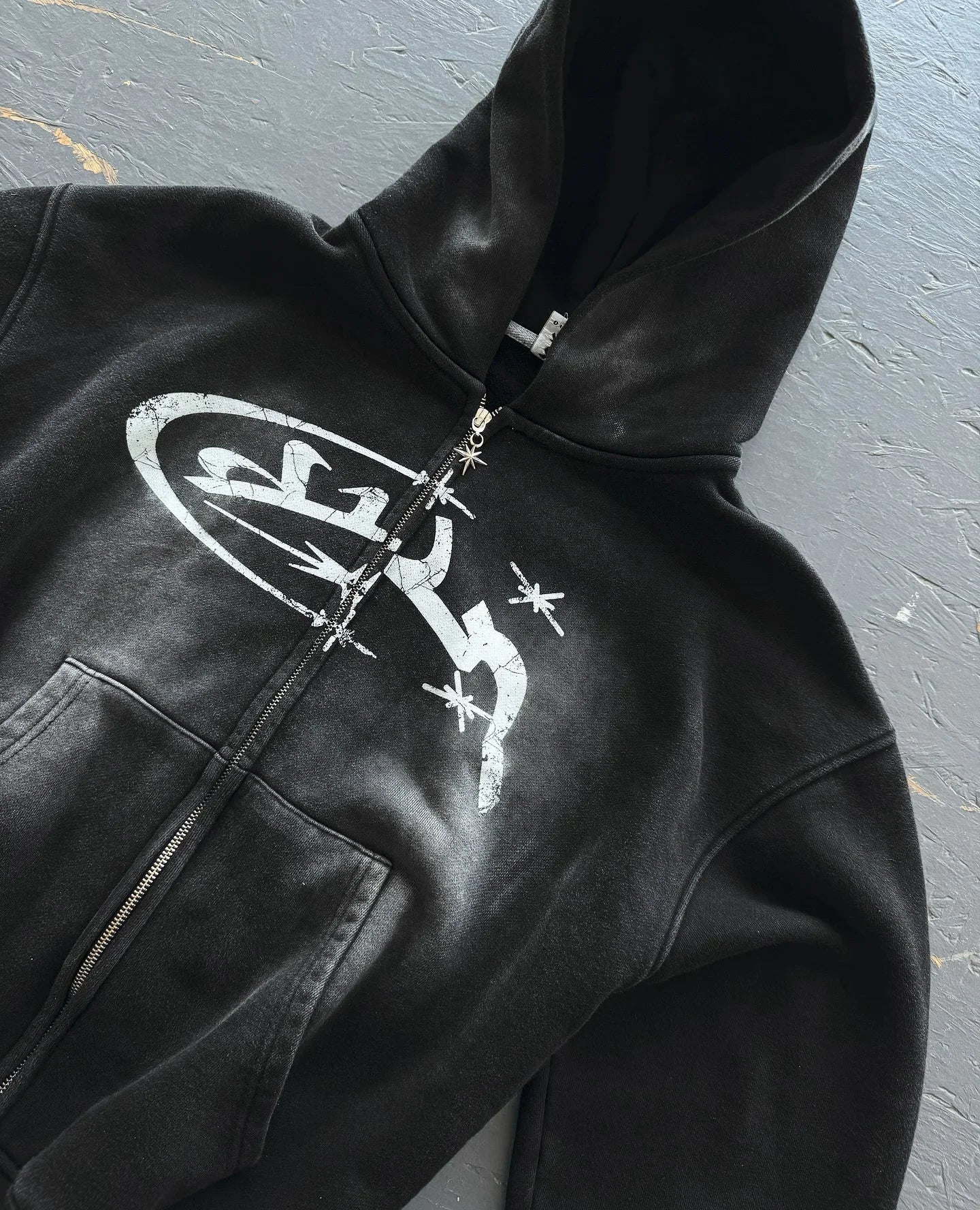 Y2k Zip Up Hoodies Vintage Fashion Print New Harajuku Hip Hop Long Sleeve Coats Loose Hooded Sweatshirt Men and Women Streetwear