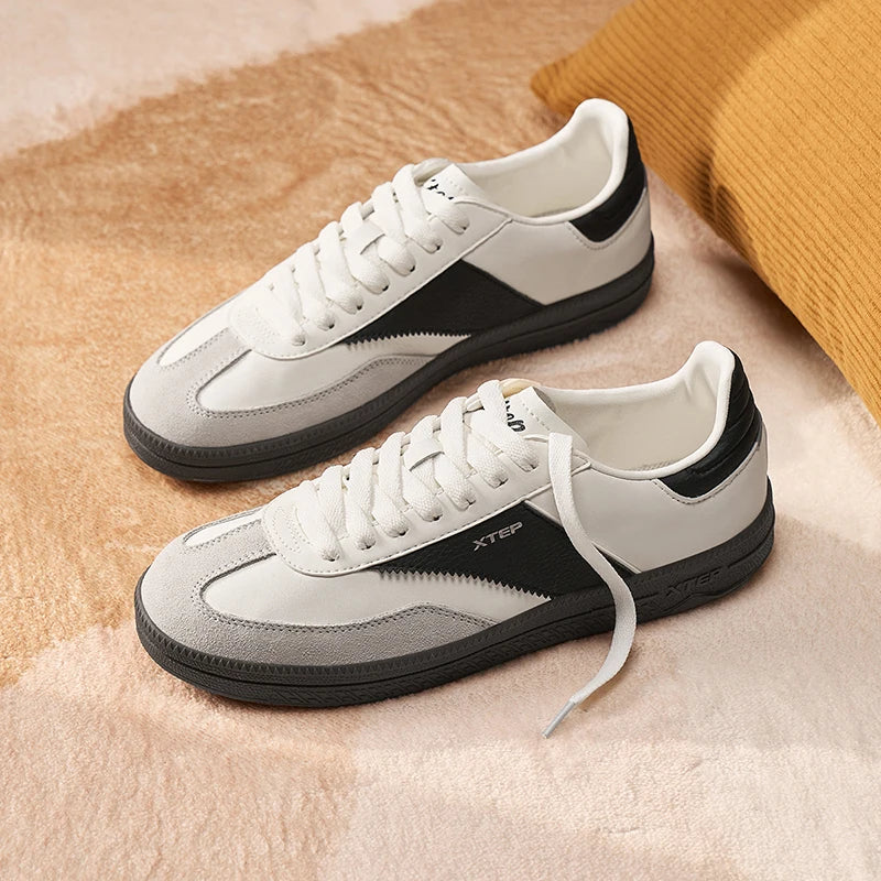 Xtep GAT Skateboarding Shoes For Men 2025 Spring Stability Comfortable Sports Shoes Classics Street Soft Sneakers 875119310004