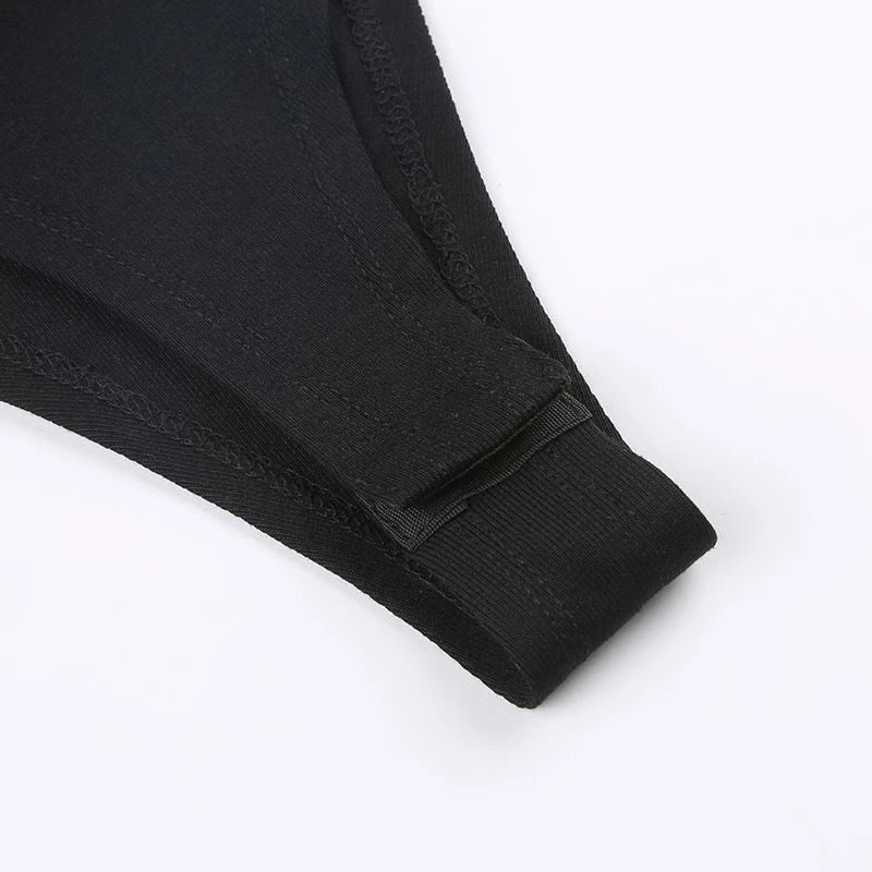 Vintage Off Shoulder Hollow-out Slim Bodycon Jumpsuit Sexy V-neck Y2K Halter Long Sleeve Body Tops Club Outwear Bodysuits Women