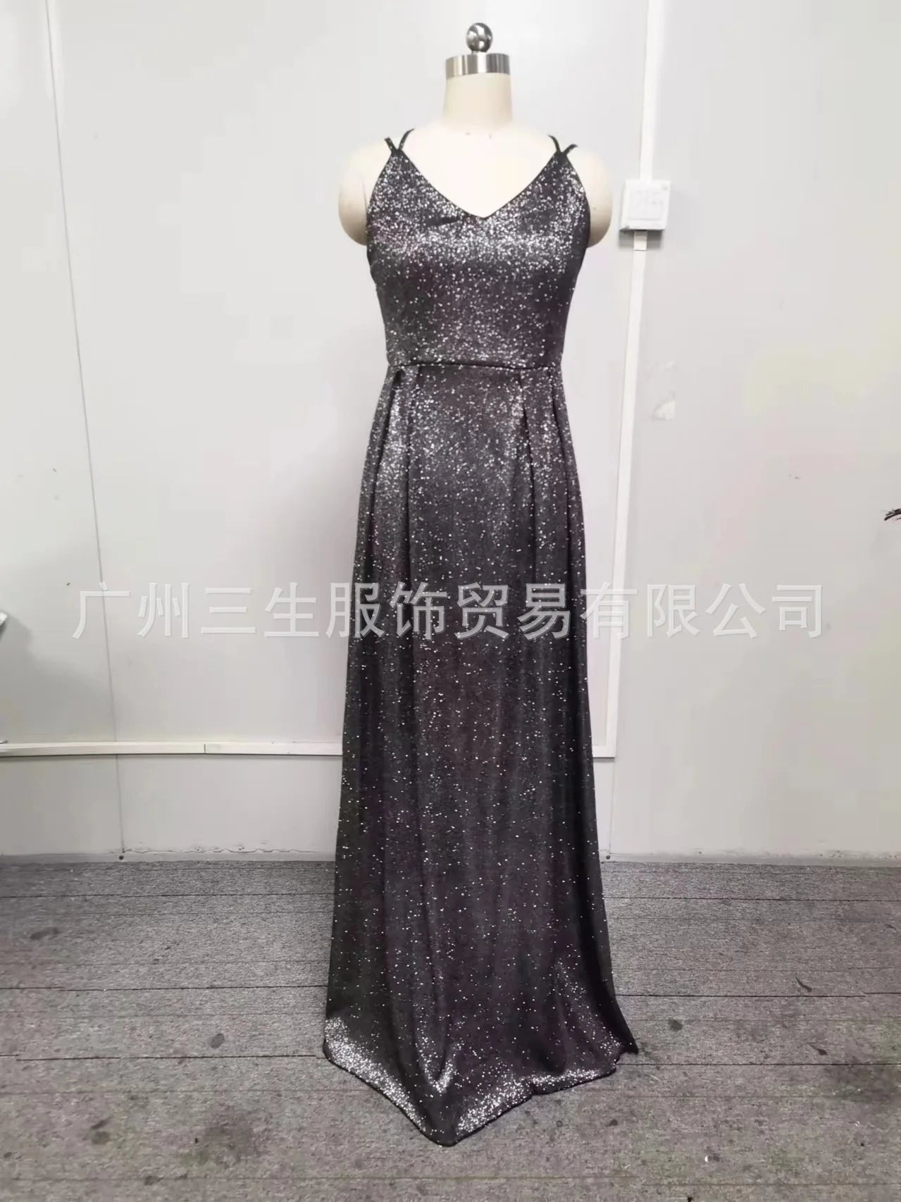Sleeveless Backless High Waist Sequins Long Dress 2025 Summer Lace Up Elegant Evening Maxi Vestidos  Floor Length Wedding Dress