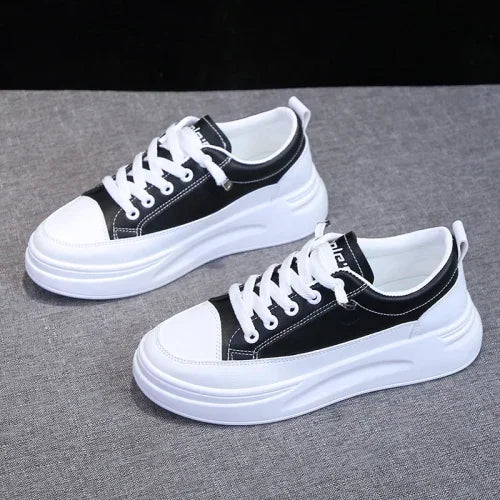 2025 Fashion Mesh Casual Shoes Flats Women Lace Up Dames Sneakers Platform Round Toe Zapatillas Casual Mujer for Summer Spring