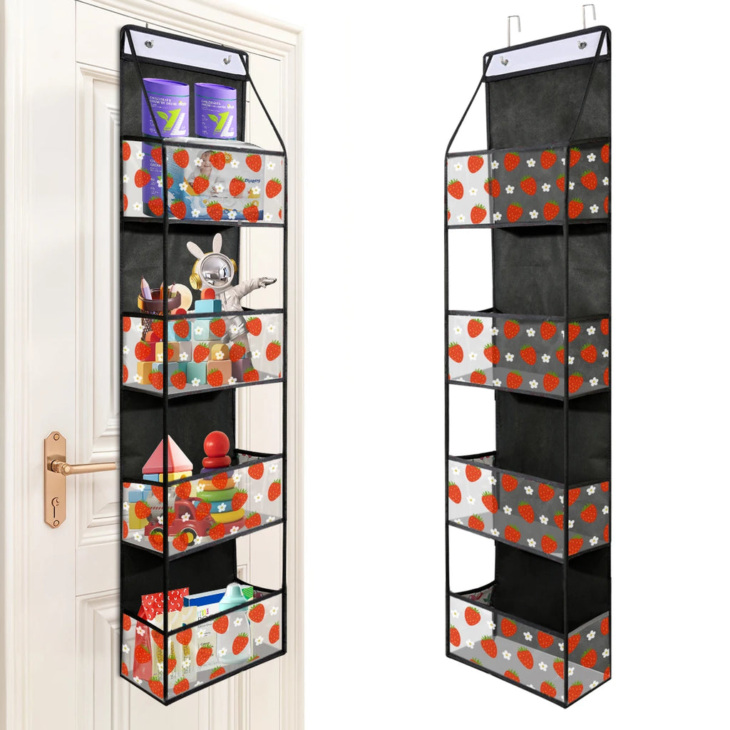 1pc 4 /6Layer Over The Door Hanging Organizer Cosmetics Wall Hanging Storage Organizerfor Nursery Bathroom Closet Bedroom Dorm