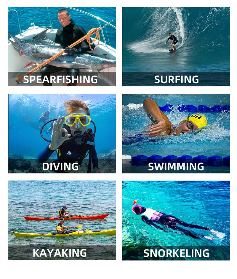 1.5MM/3MM CRSC Neoprene wetsuit Men Split Short Sleeve Shorts Diving Surfing Suit Women's Sun Protection Warm Swimming Suit
