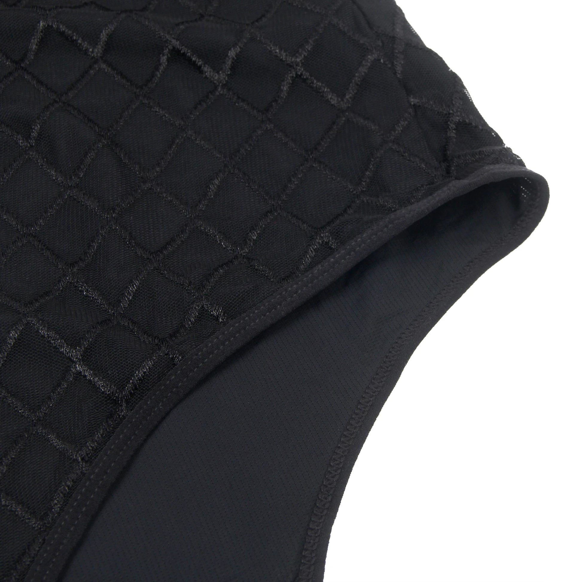 Comeondear High Quality Fashion Jumpsuit Plump Oversized Bodysuit Pajama Lady Black High Neck Leotard Lingerie Long Sleeve Teddy