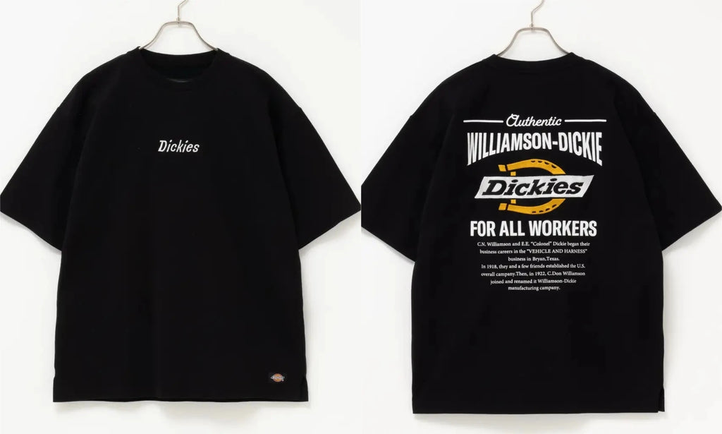 Dickies Print Trendy Printed Brand Pure Cotton T-shirt Short Sleeve Unisex New Round Neck Versatile Loose T-shirt