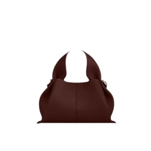 Cloud Dumpling Soft Leather Shoulder Crossbody Bag Unique Design Handbag Popular Fashion Small Niche Design Crossbody Bag