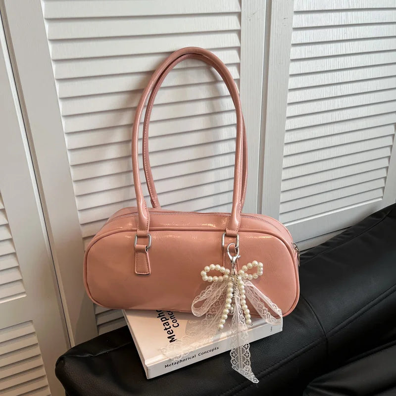 Silver Ballet Sle Large Capaci Women's Handbag Pillow Bag Versatile Underarm Bag Single oulder Bag for Young Women