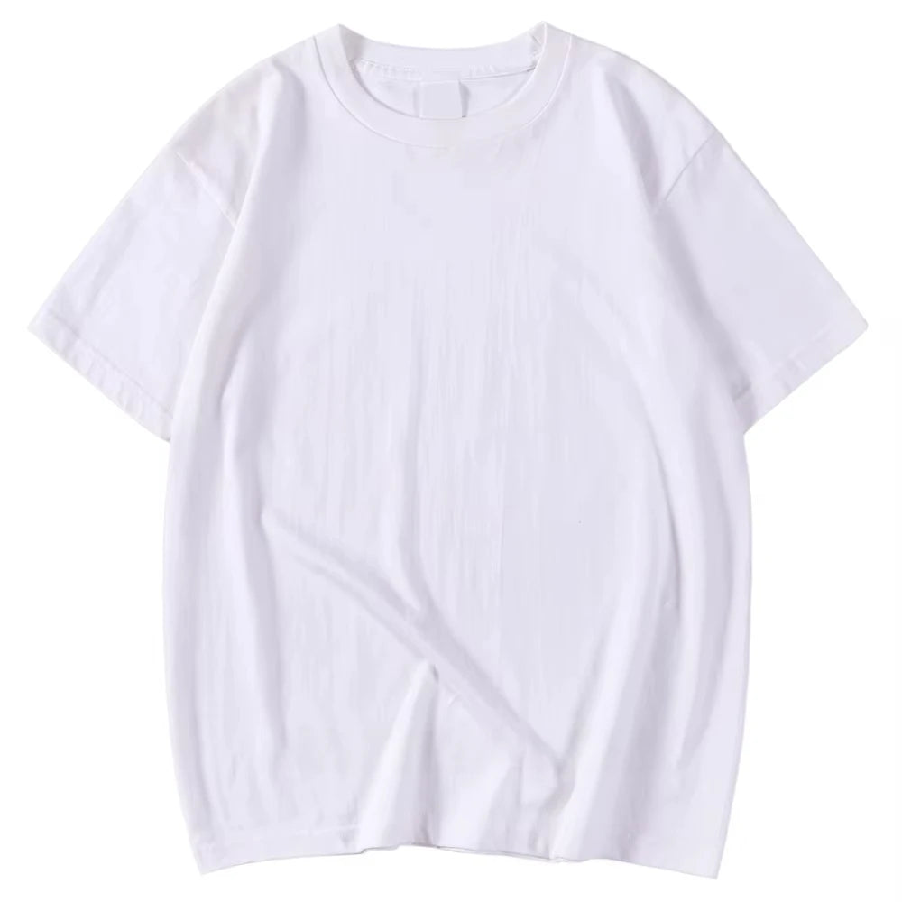 New Candy Color 100% Cotton T-Shirts Men Women 14 Colors Oversized Short Sleeves High Quality Brand Tee Clothing Soft T Shirts