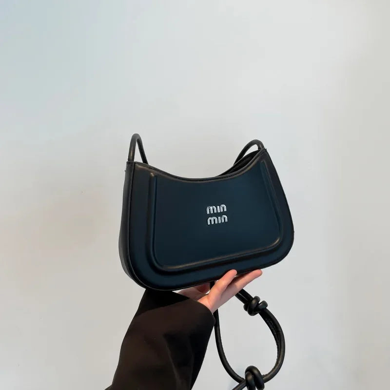 2025 High-End Summer Fashion Dumpling Bag Women Underarm Large Capacity Bag Versatile Simple Single Shoulder Bag Soft Polyester