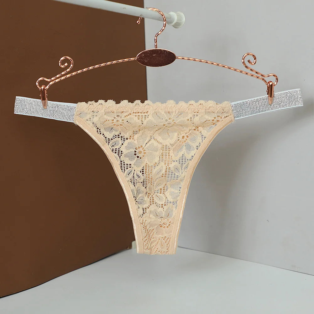 Customized Letter Sexy Lace Thong Panties for Women Custom G-String Name Jewelry Underwear Sexy Lady Bikini Hot Wife Gift