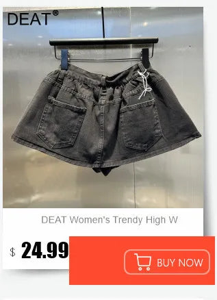 DEAT Fashion Women's Heavy Industry Sequins Skirts For Women Trendy Zipper Wrap Hip Ball Gown Skirt Female Spring New 11A02566