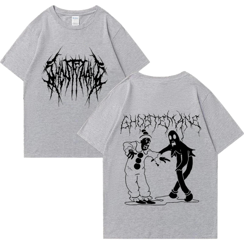 Hot sale Ghostemane Graphics T shirt 2024 Men Women Street Hip Hop Tops Retro Casual Tee Oversized Cotton short sleeve T-Shirts