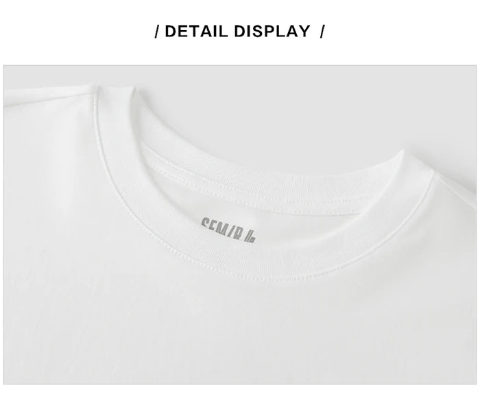 Semir Short-Sleeved T-Shirt For Women Short And Slimming With A Small Surprise New In 2024 Summer Pure Cotton Top