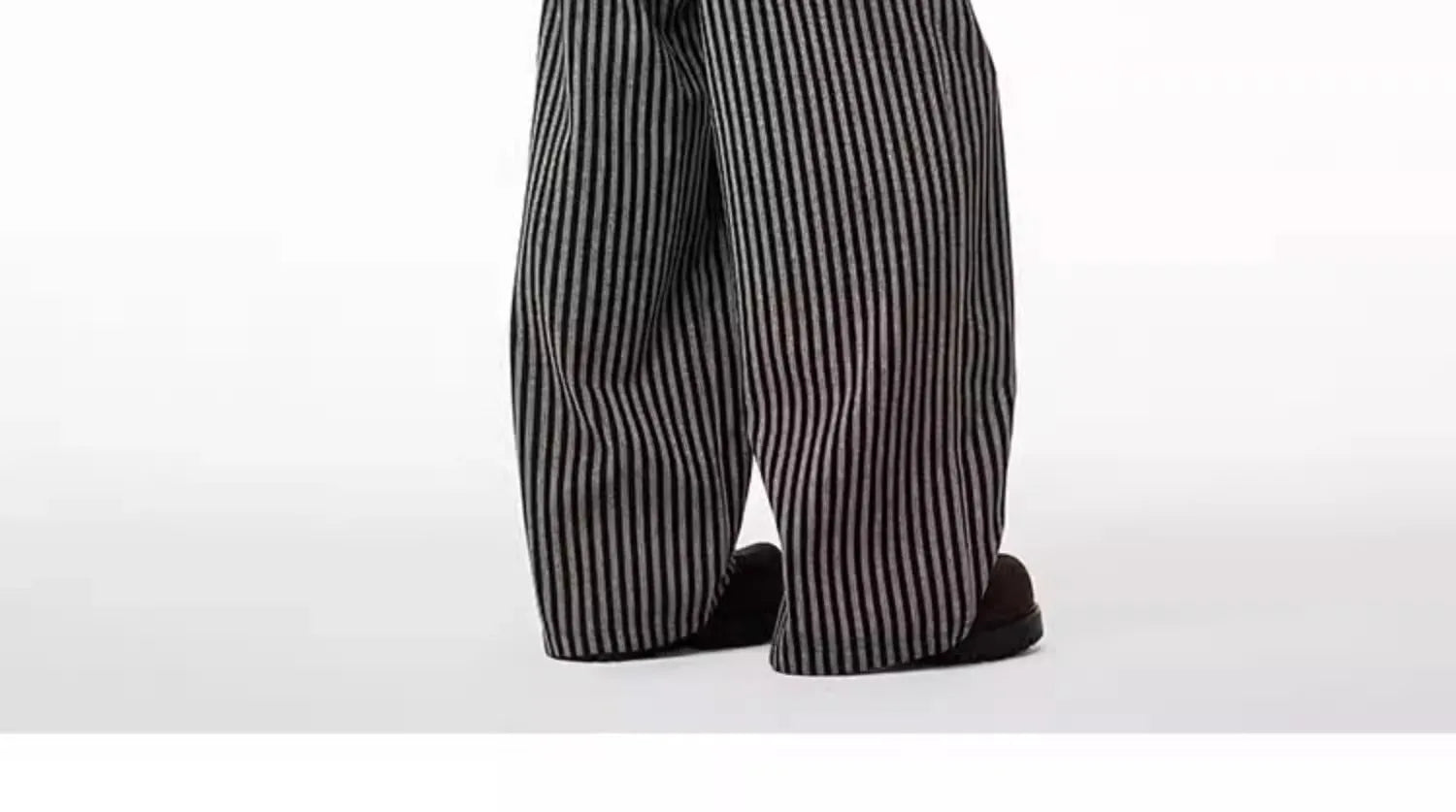 Women's Black Gothic Striped Long Pants Baggy Sweatpants Harajuku Y2k Emo Vintage Oversize Trousers Japanese 2000s Style Clothes