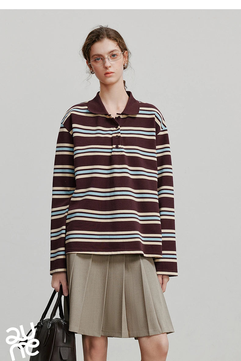 TOYOUTH Women T shirt 2025 Spring New Tops 8511053