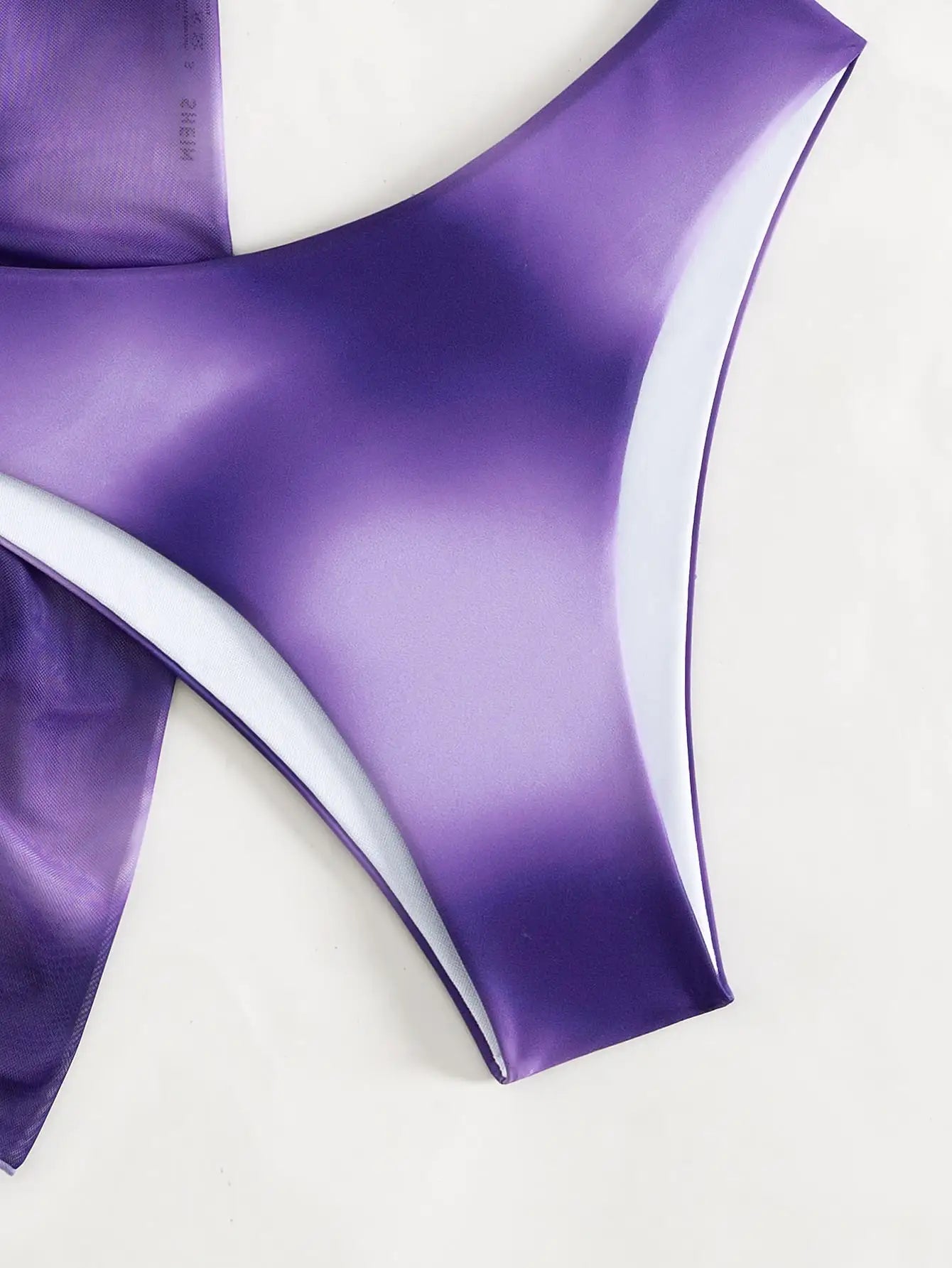 3 Pieces Ombre Lace Up Bikini Swimsuit & Beach Skirt Sexy Swimwear Women 2025 Bathing Swimming Swim Suit Female Summer Beachwear