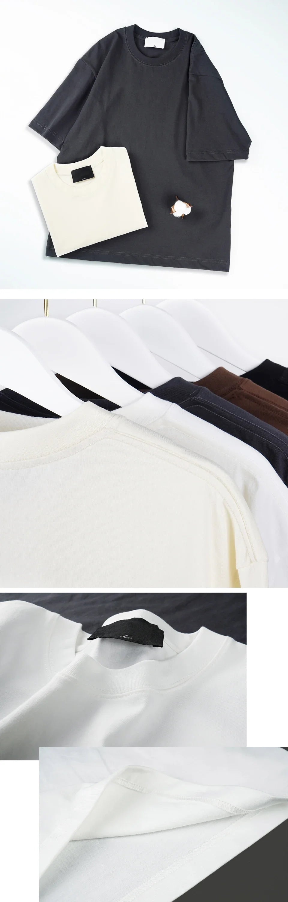 Oversized Summer T shirts for Women Men Brown Casual Female Korean Streetwear Tees Unisex Basic Solid Young Cool Tops