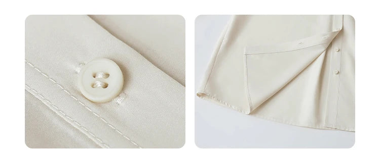 CHIC VEN Women Shirt Loose Casual Solid New Lapel Tie Design Sun Protection Blouses Long Sleeved Female Coat Summer 2025