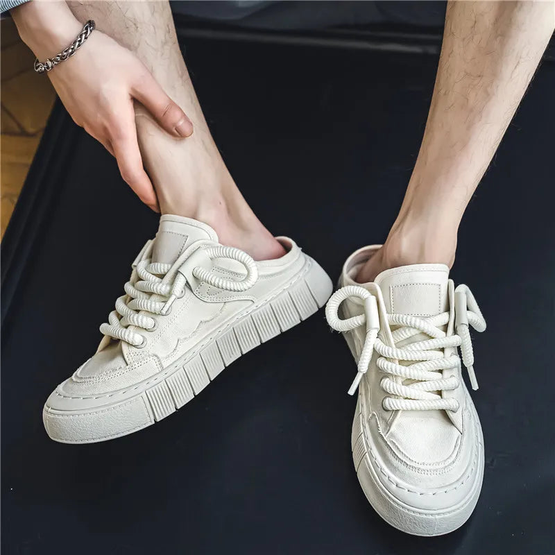 Fashion casual shoes with small white shoes classic board shoes work shoes