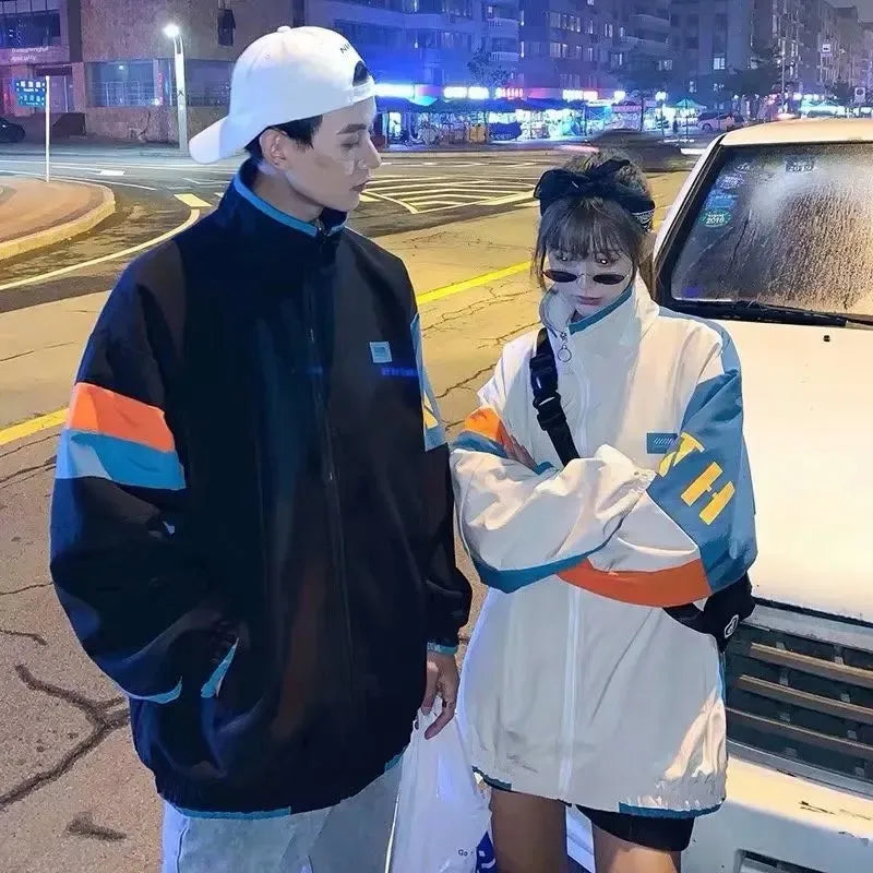 2022 Autumn Vintage Japanese Style Loose Fit Men's Work Jacket Casual Trendy Baseball Uniform Cardigan