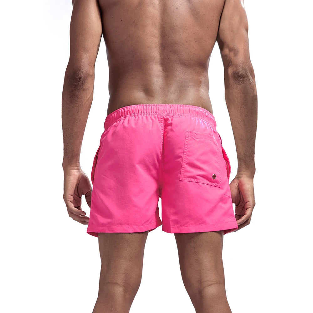 Men's Swim Shorts Swim Trunks Quick Dry Board Shorts Bathing Suit Breathable Drawstring With Pockets for Surfing Beach Summer