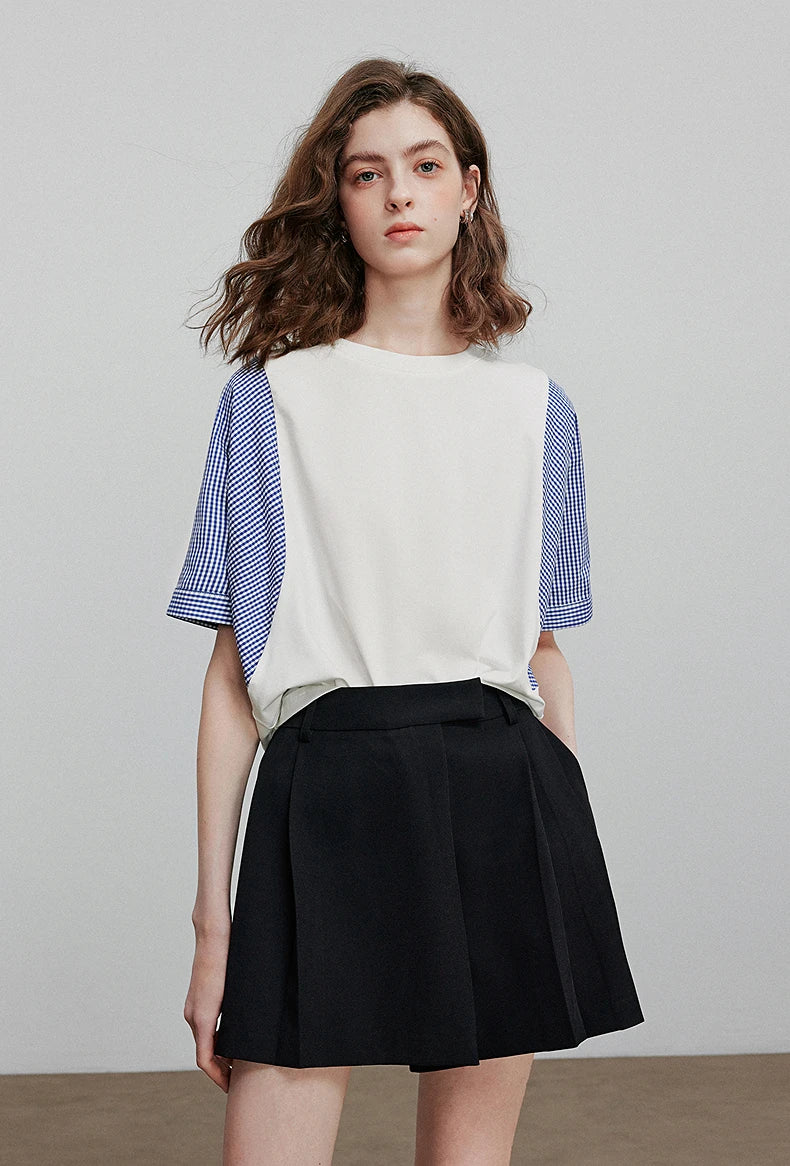 TOYOUTH Women Short Sleeve T shirt 2025 Summer New Casual Tops 8521071