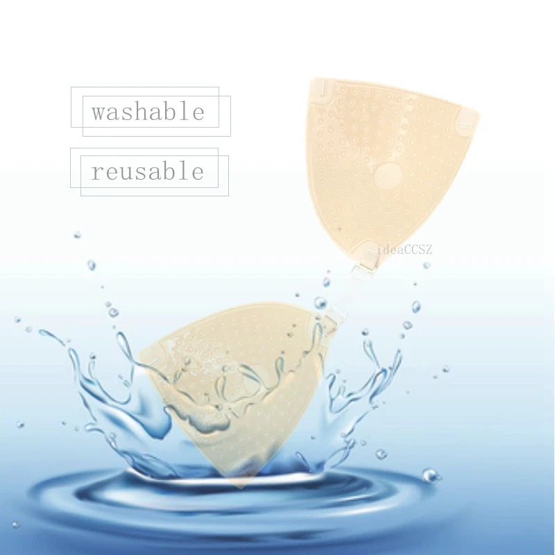 Sticky Bra for Women Backless Wedding Dress Silicone Plunge Deep U Neck Adhesive Bras Lift Boob Invisible Underwear Nipple Cover