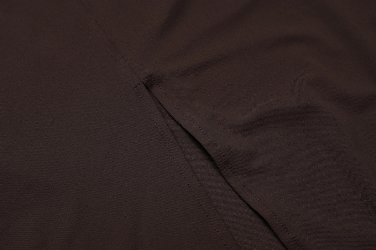 Hugcitar Women'S Fashion Halter Solid Hollow Out Backless Sexy Slit Maxi Dress 2025 Summer Clothes Beach Vacation Y2K Wholesale