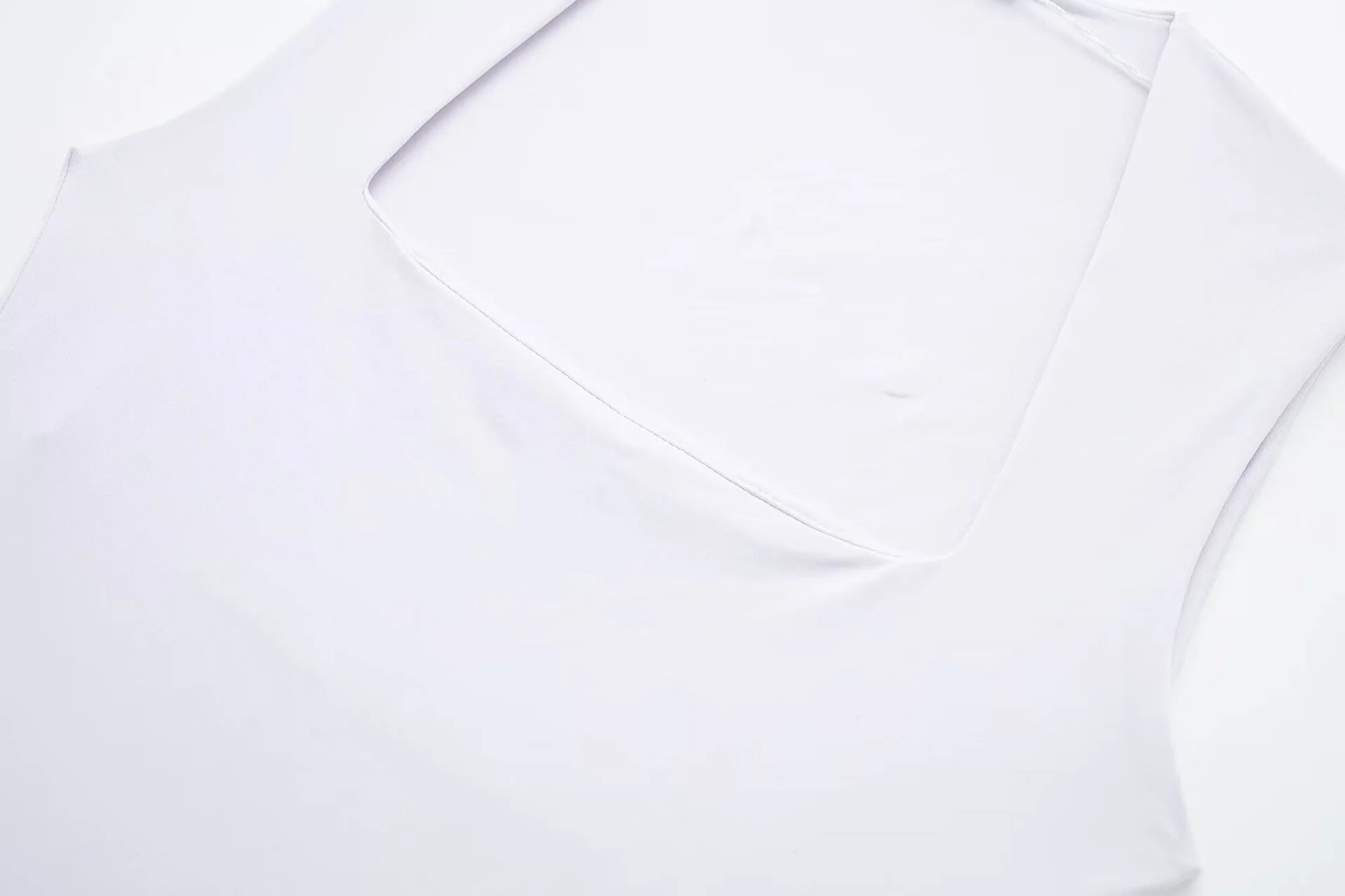 Black Body Woman Sleeveless White Bodysuit Women Square Neck Summer One Piece Swimsuits Sexy Lingerie Women's Bodysuit