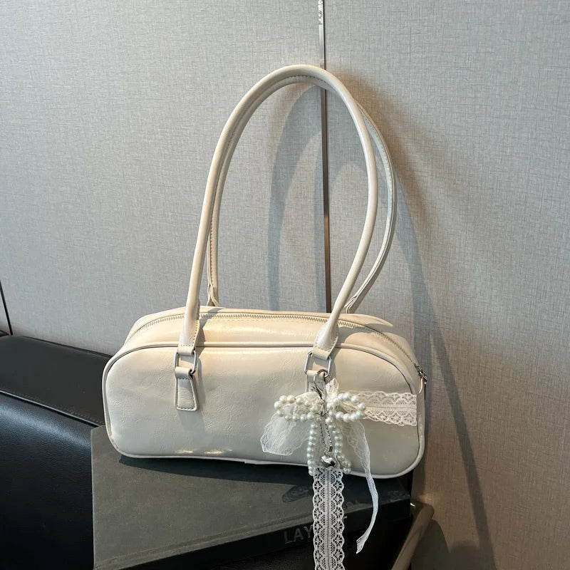 Silver Ballet Sle Large Capaci Women's Handbag Pillow Bag Versatile Underarm Bag Single oulder Bag for Young Women