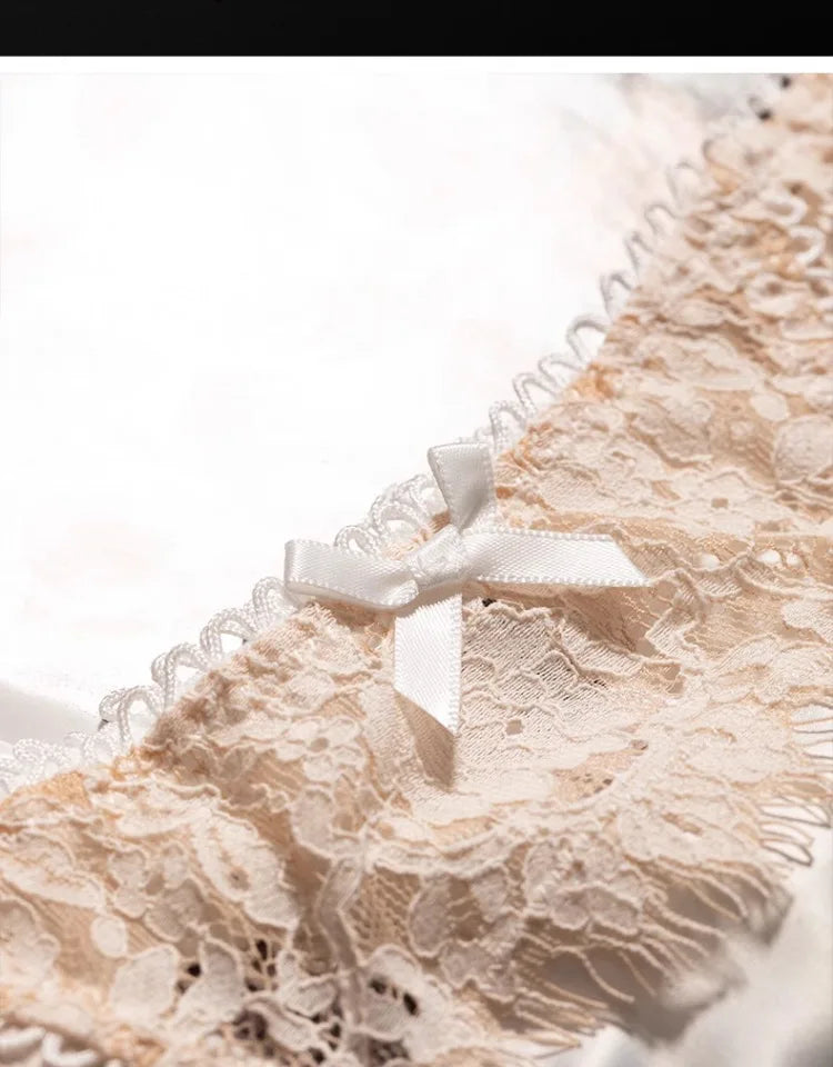 Lace Panties Sexy Women's Underwear Briefs G String Transparent Seamless Thong Low Waist Hollow Out Underpants Size S-XL