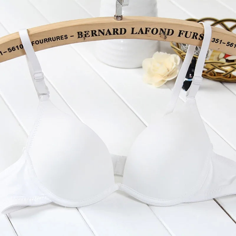 1/2 PCs Small Young Lady Bust Sexy Deep V Cup Bra For Women Push Up Lingerie Seamless Bralette Deep U Plunge Intimates Brassiere
