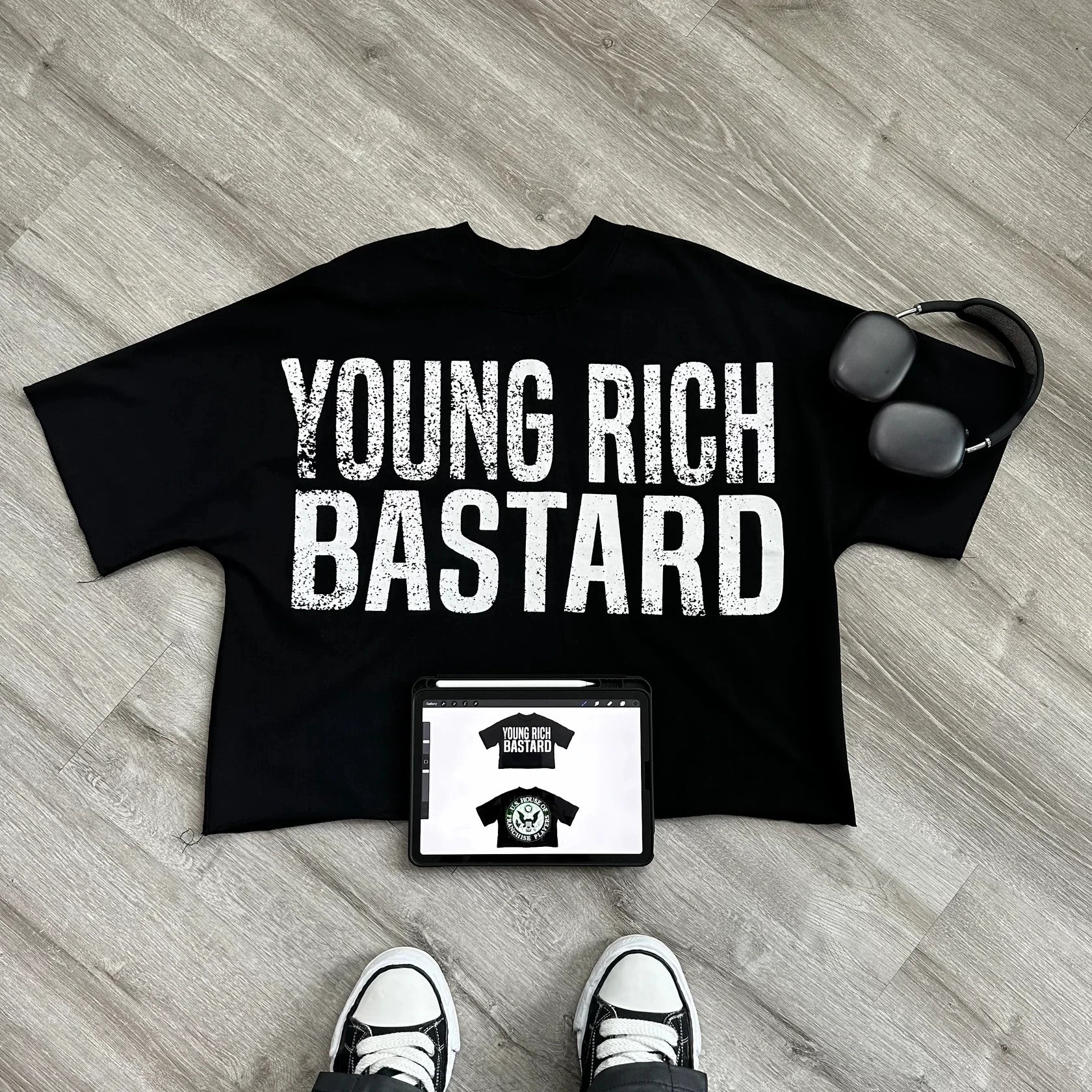 Y2K New Drop Sleeved Oversized T Shirt Harajuku Hip Hop Letter Graphics Print Short Sleeves Cotton Tops Mens Womens Clothes Tops