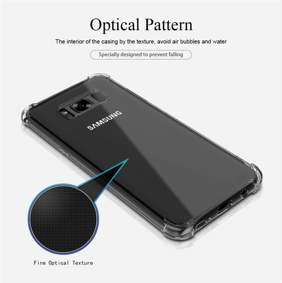Thick Shockproof Case For Samsung Galaxy S22 S21 S20 S23 Ultra S10 S8 S9 Plus Phone Case For Samsung Note 10 9 8 Silicone Cover