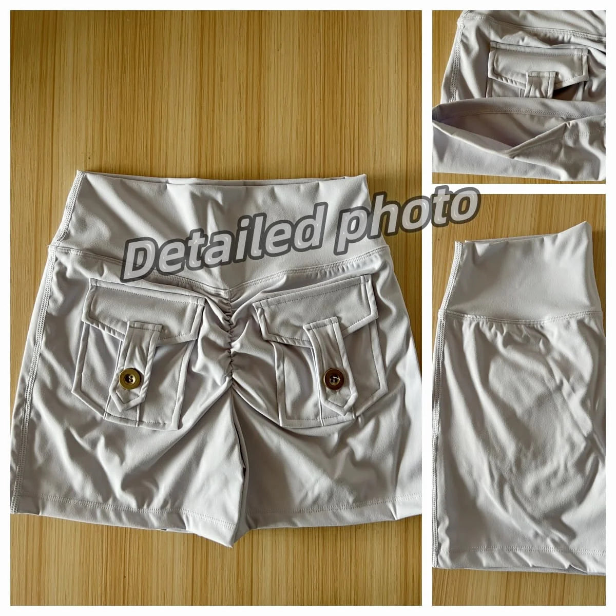 Sexy Scrunch Butt Yoga Shorts for Women  High Waist Booty Lifting Gym Shorts with Pockets  Push Up Fitness Running Sports Shorts